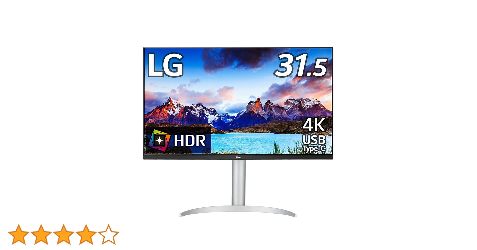 LG 31.5インチ大型フラット 4K ディスプレイ 32UN550-Wモニター Amazon LG 31.5インチ大型フラット 4K ディスプレイ 32UN550-Wモニター Amazon